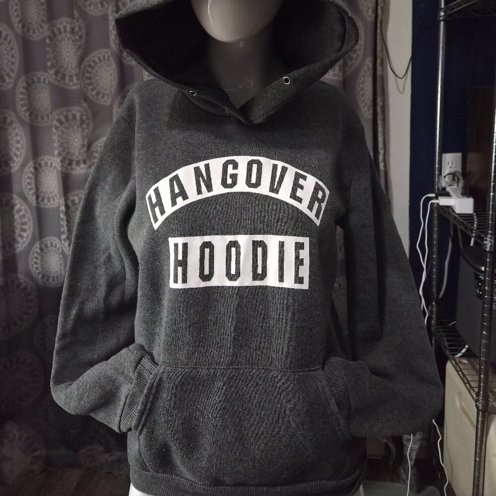 Hangover Hoodie Gray fits like a women's small, no tags